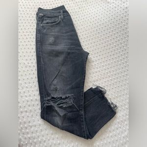 Citizens Of Humanity Liya High Rise Crop Denim Jeans